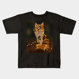 Kitten Lights Kids T-Shirt